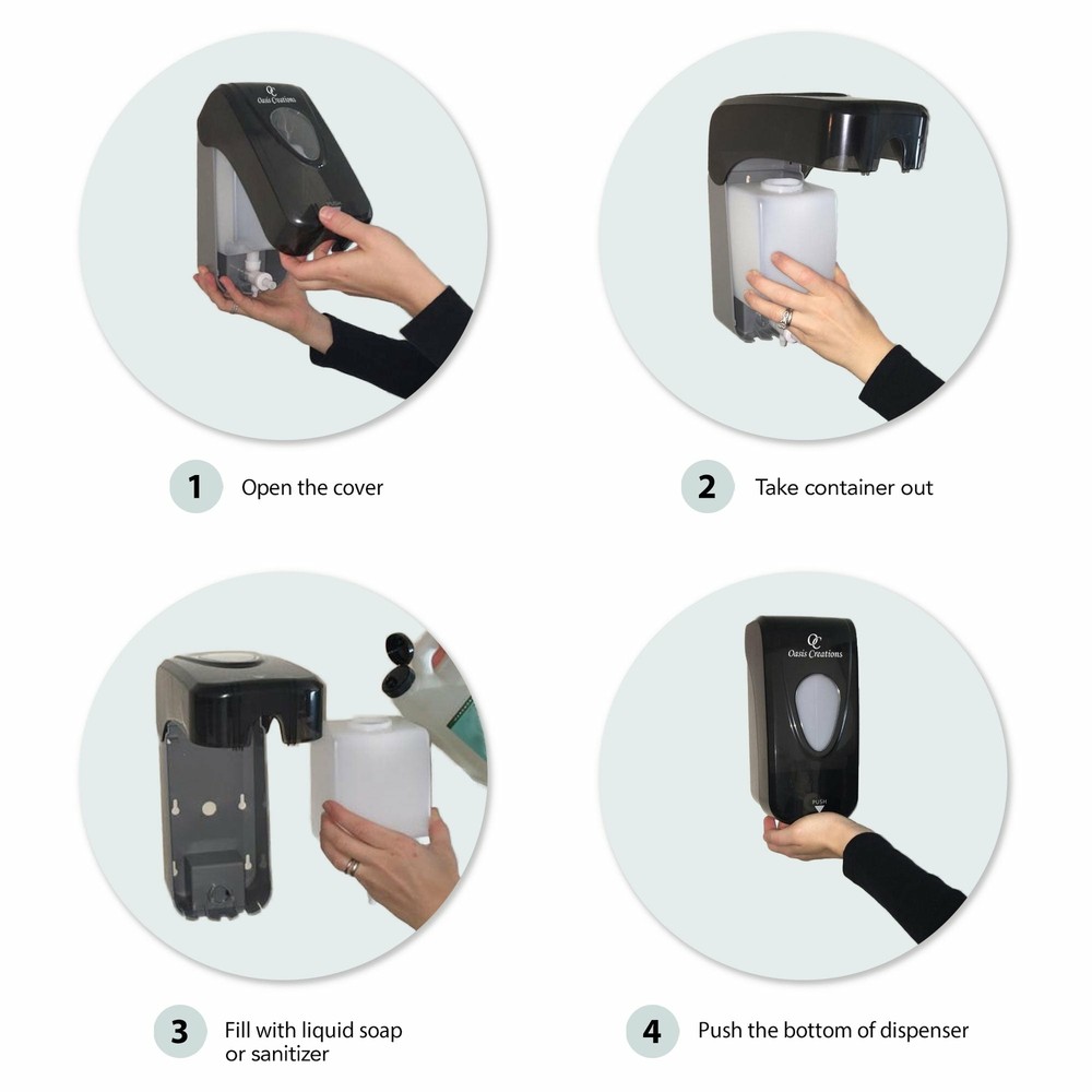 Manual Soap Dispenser (Black Smoke) - SD336