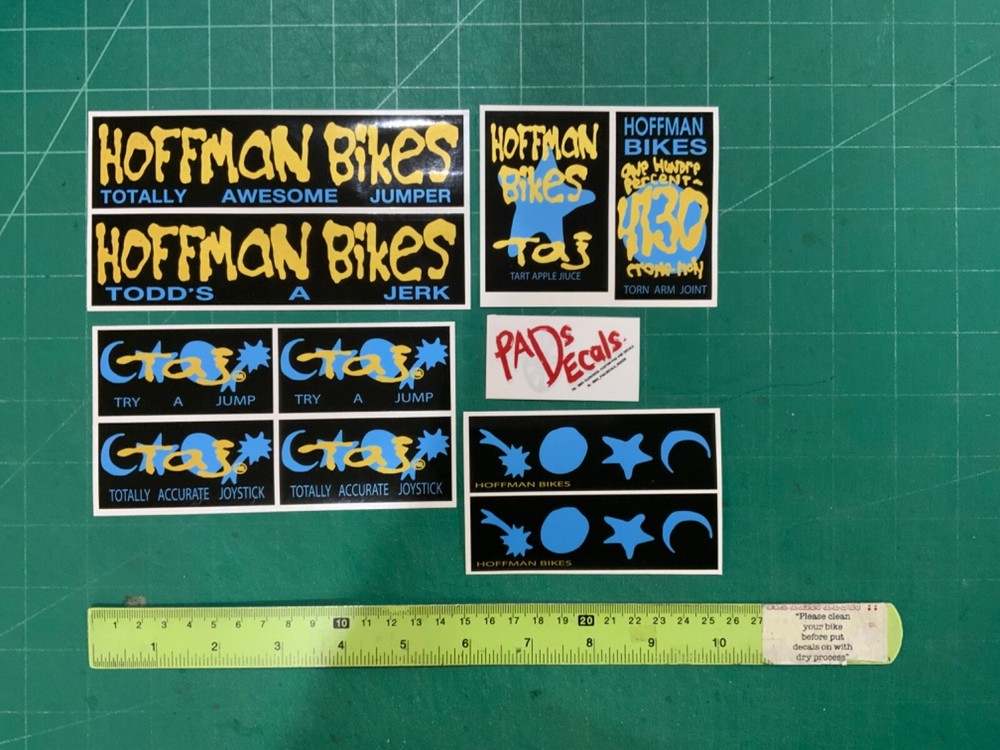 Hoffman bmx sticker decals