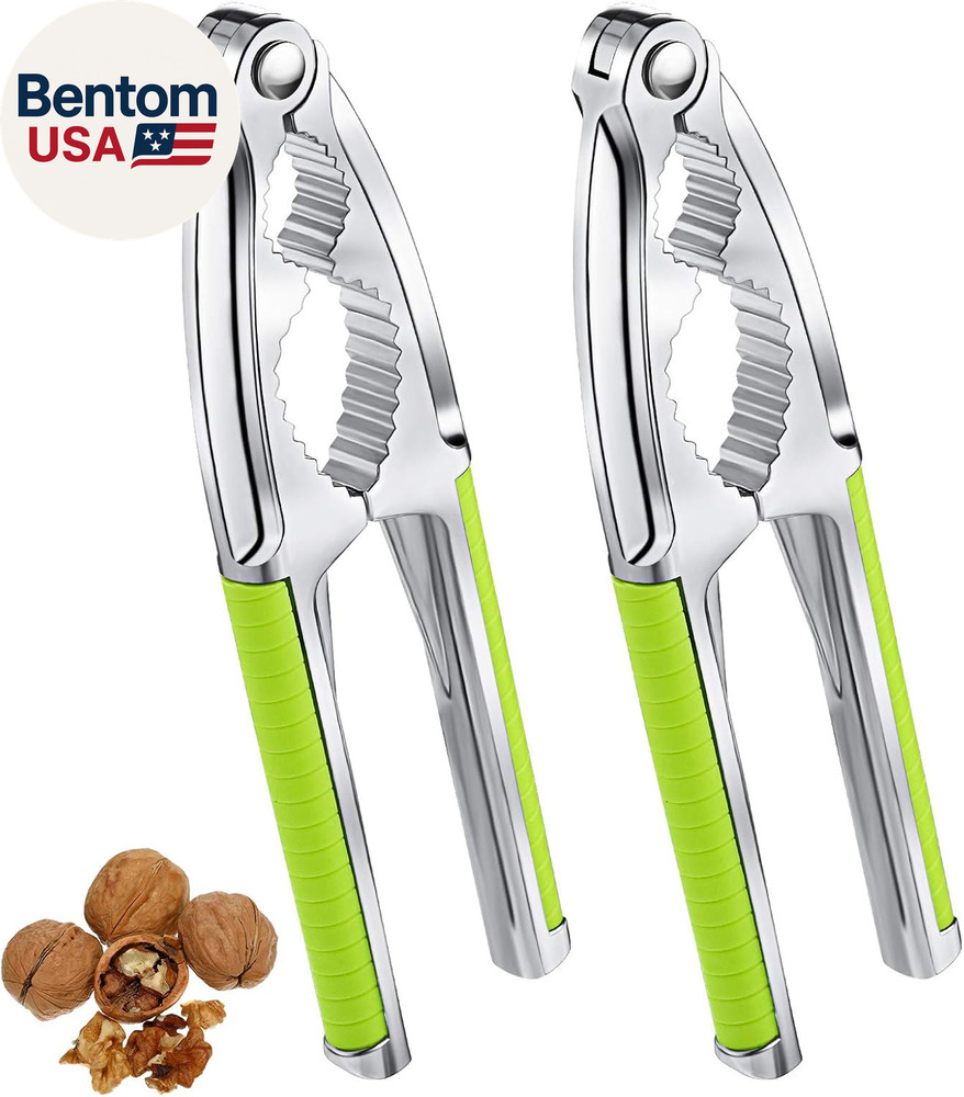 2 Pieces Walnut Cracker Tools Walnut Nutcrackers Metal Nut Shell Openers Nut She