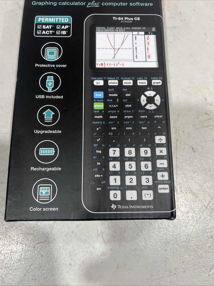 Texas Instruments TI-84 PLUS CE Python Graphing Calculator - New - Free Shipping