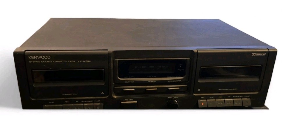 KENWOOD KX-W594 Stereo Double Cassette Deck Has Issues Please Read