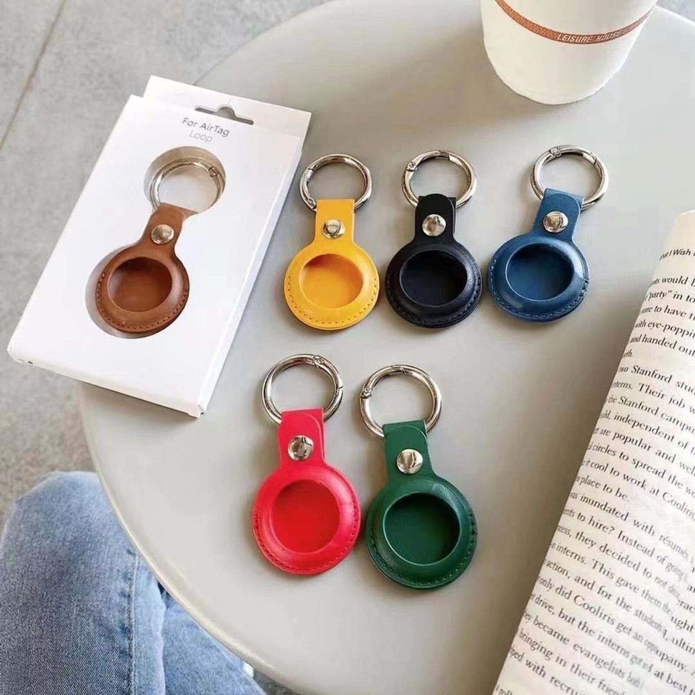 Apple AirTag Leather Key Ring