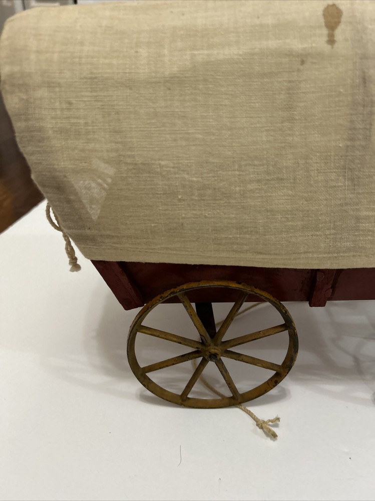 GIBBS GYPSY WAGON PULL TOY HORSE DRAWN COVERED WAGON