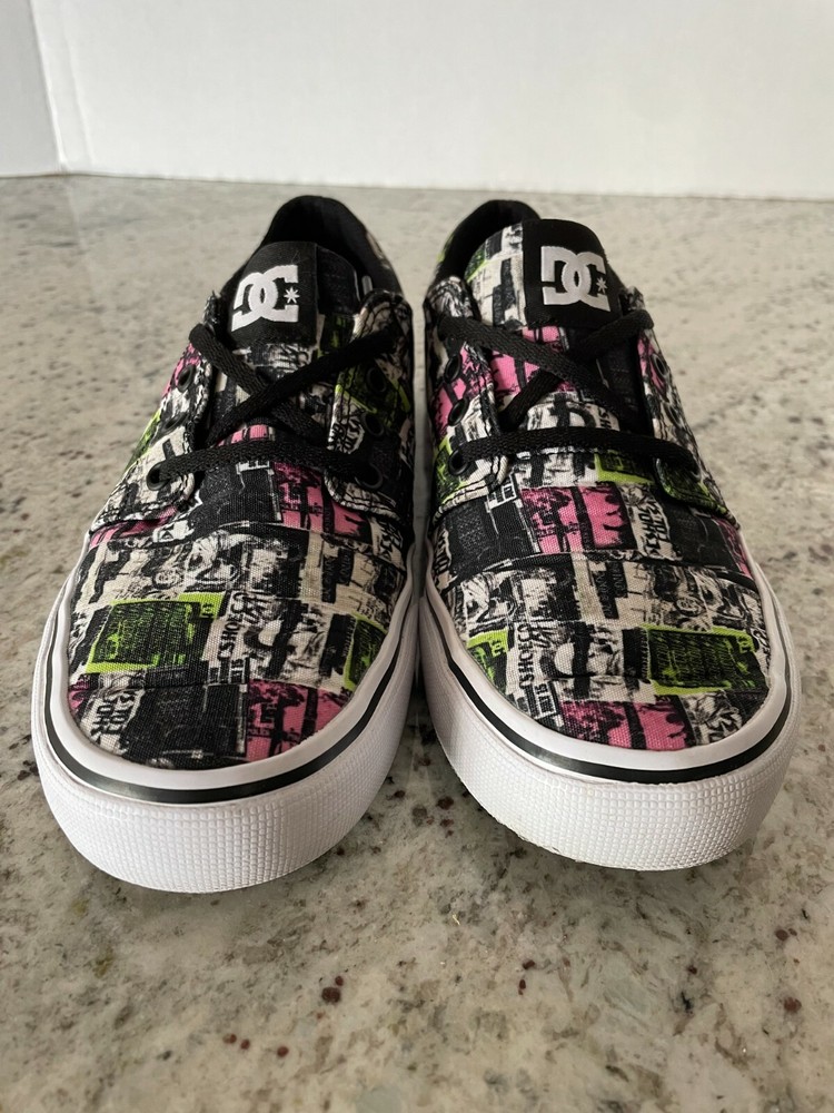 DC Trace DX Low Profile Sneakers Multi-Colored Material, Youth’s 6.5