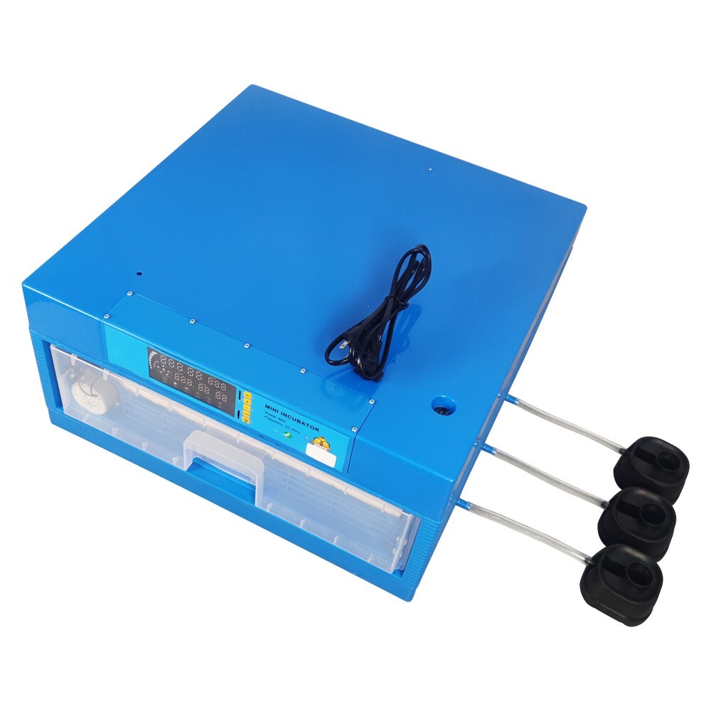 Incubator Drawer Single Layer Temperature Humidity Digital Display 64 Eggs 110V
