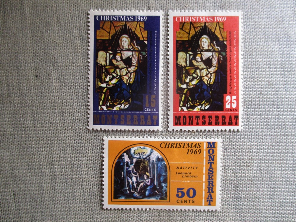 Montserrat, Scott# 224-226, MH
