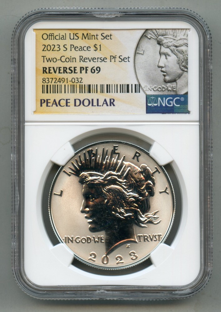 2023 S Peace Silver Dollar NGC Reverse Proof PF (PR) 69