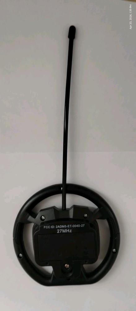 HELLO KITTY REMOTE CONTROL CAR PINK BLACK STEERING WHEEL CONTROLLER