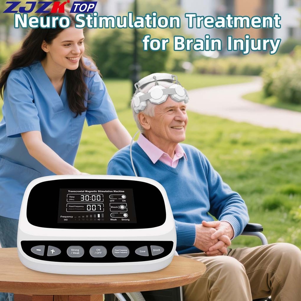 Non-Invasive rTMS Brain Stimulation Machine for Depression & Migraine Support