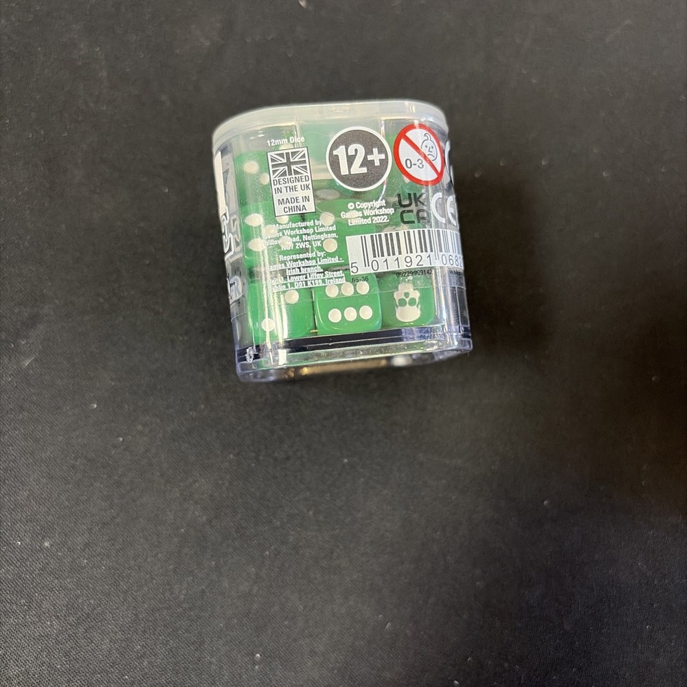 Warhammer AoS 12mm Dice Green