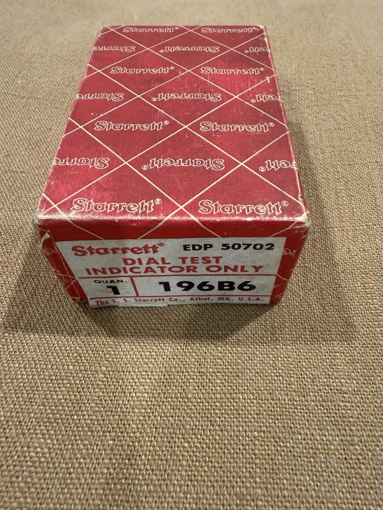 Vintage Starrett Universal Dial Test Indicator (196B6)