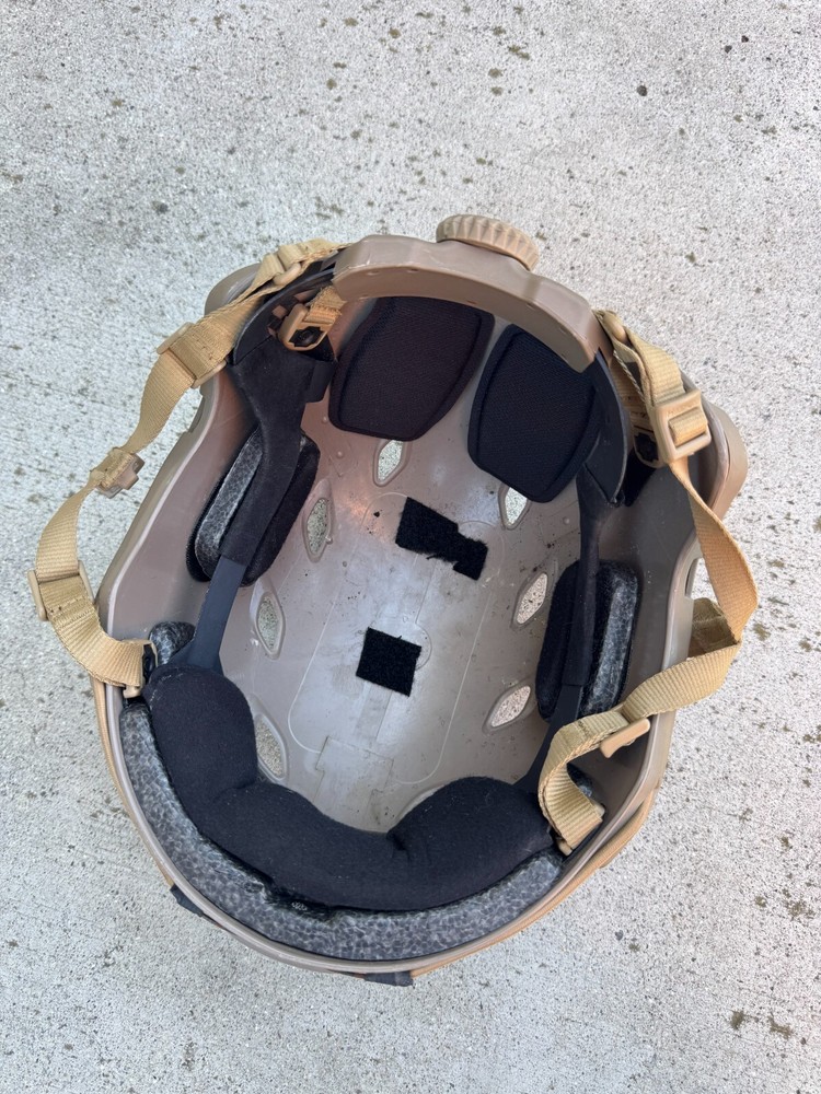 Tactical Airsoft Tan Fast Helmet Size Large