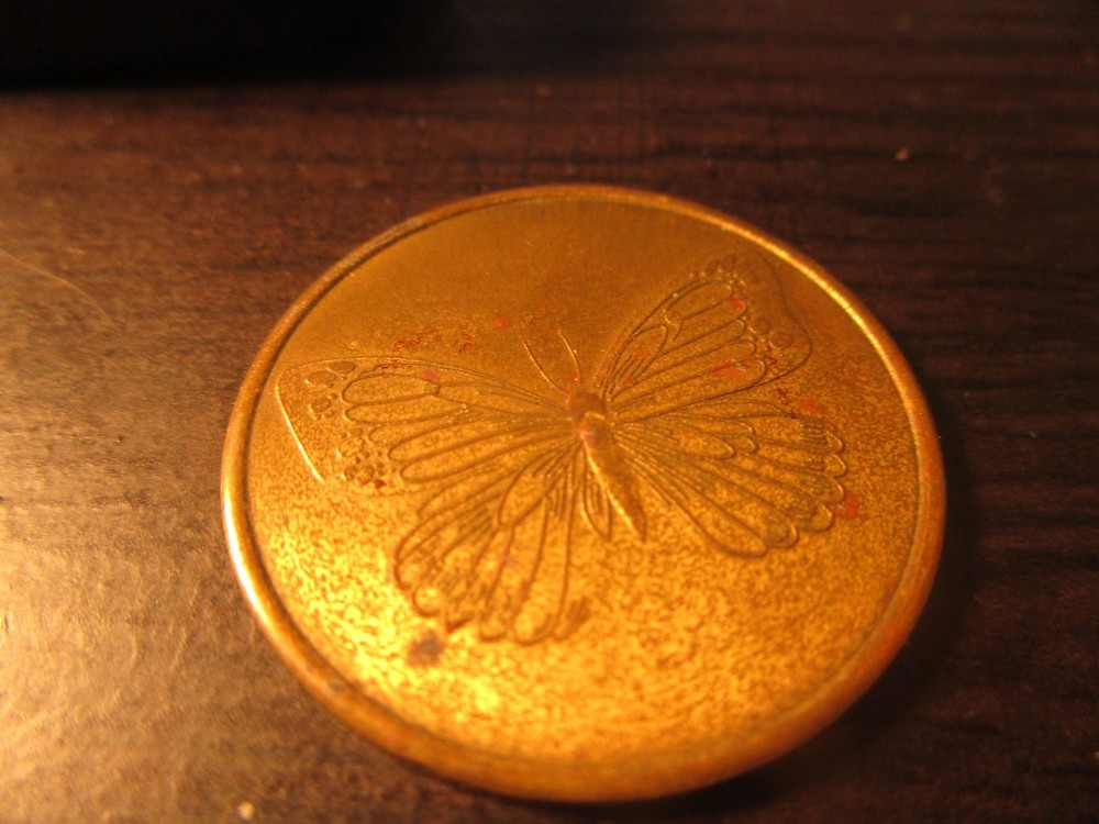 Butterfly Prayer Affirmation Medallion Miracles Religious Spritual