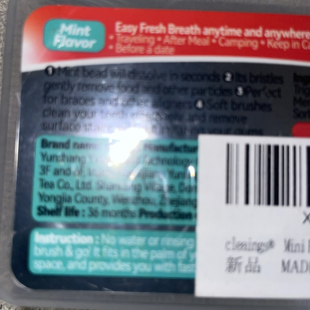 New Mini Brushes W/Mint Toothpaste, Disposable Toothbrushes, On The Go - 24 Ct