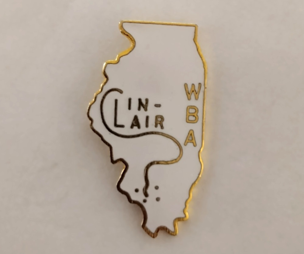 Clin-Clair Illinois State WBA Bowling Small Tack Pin