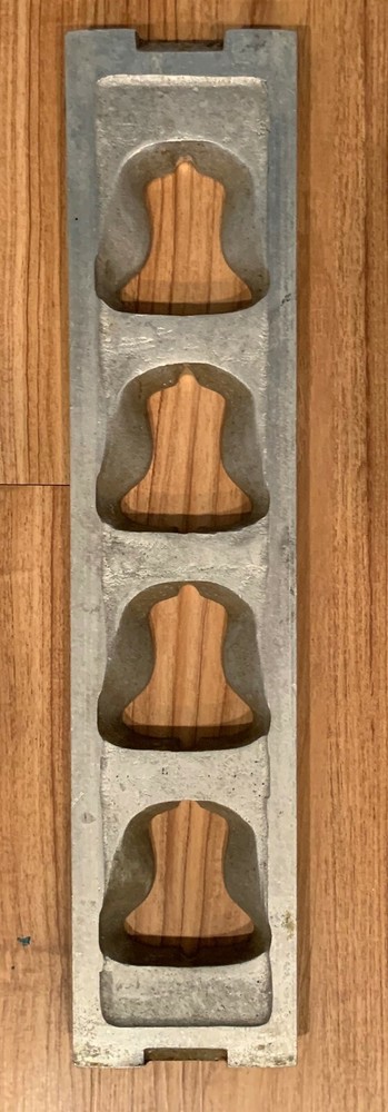 Rhodes cookie die, bell shape, refurbished condition 