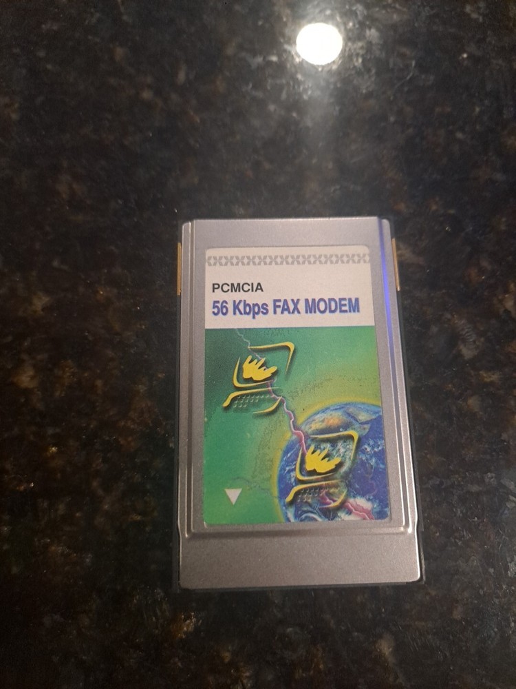 PCMCIA 56 kbps Fax Modem Model KFM5600-L PC Card