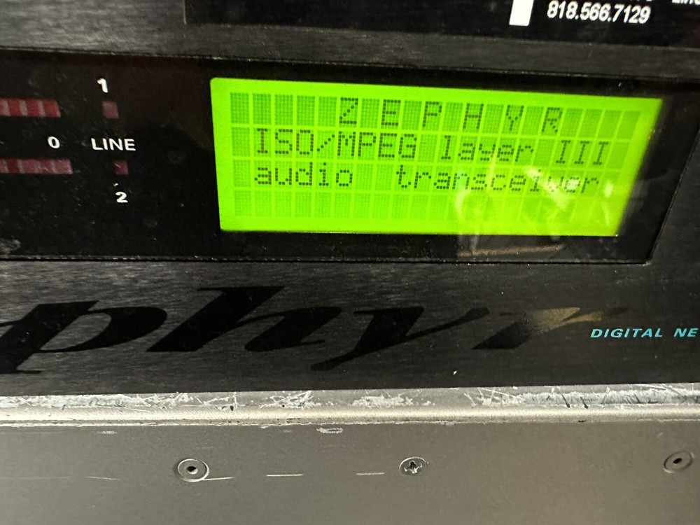 Telos Zephyr Digital Network Audio Transceiver Tested and Working
