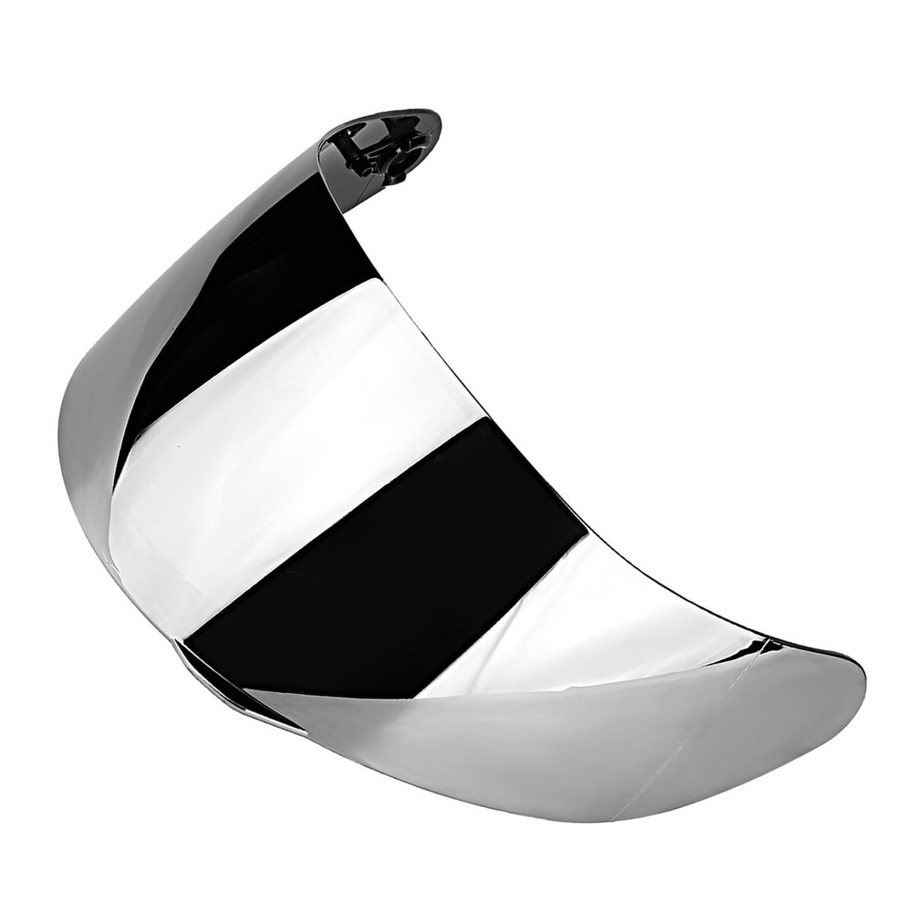Silver Plated Mirrored Motorcycle Helmet Lens Visor default,