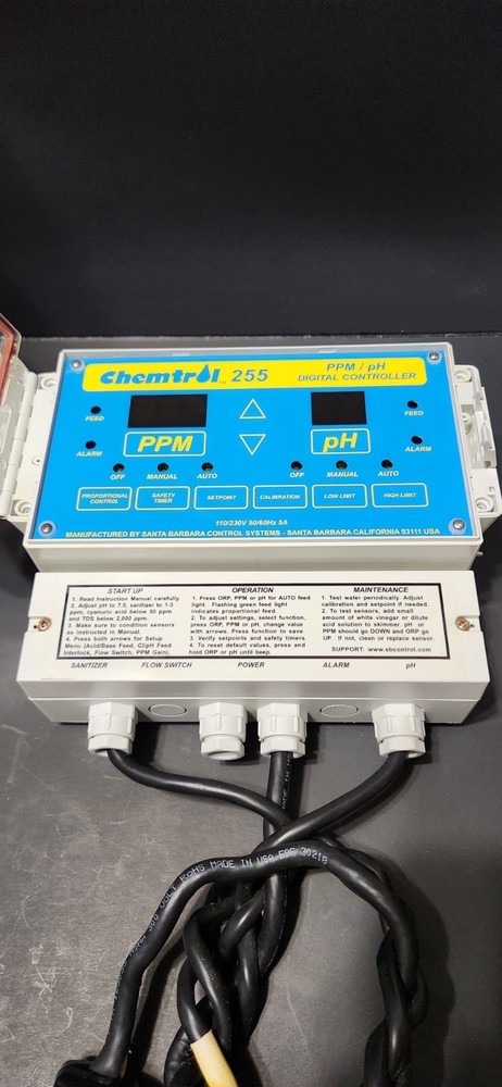 CHEMTROL 255 PPM/PH DIGITAL CONTROLLER ONLY - USED