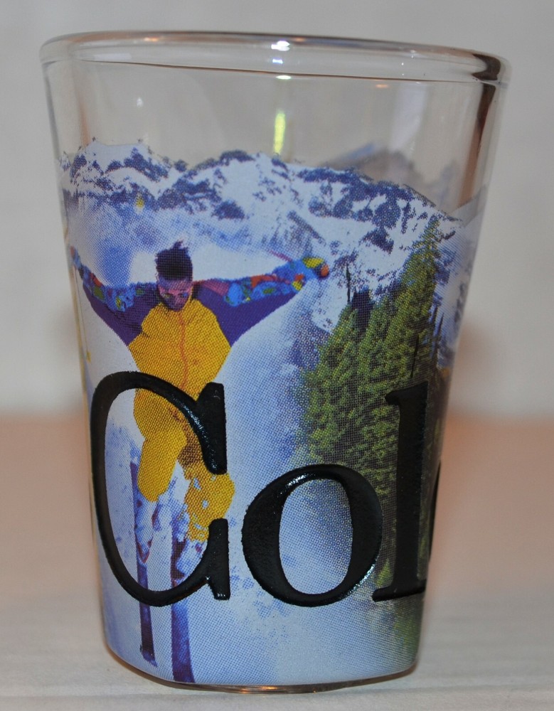 COLORADO RAISED SHOT GLASS