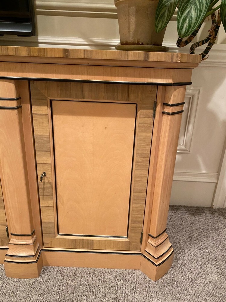 EUC Drexel Heritage Buffet Sideboard Console Light Oak & Ash Oak Trim