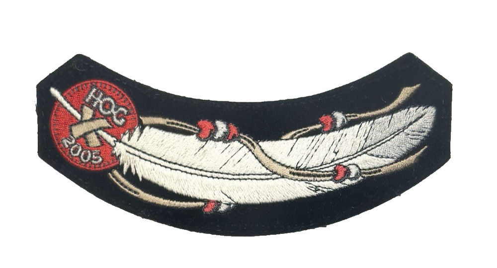 2005 Harley Owners Group Patch Member HOG Feather