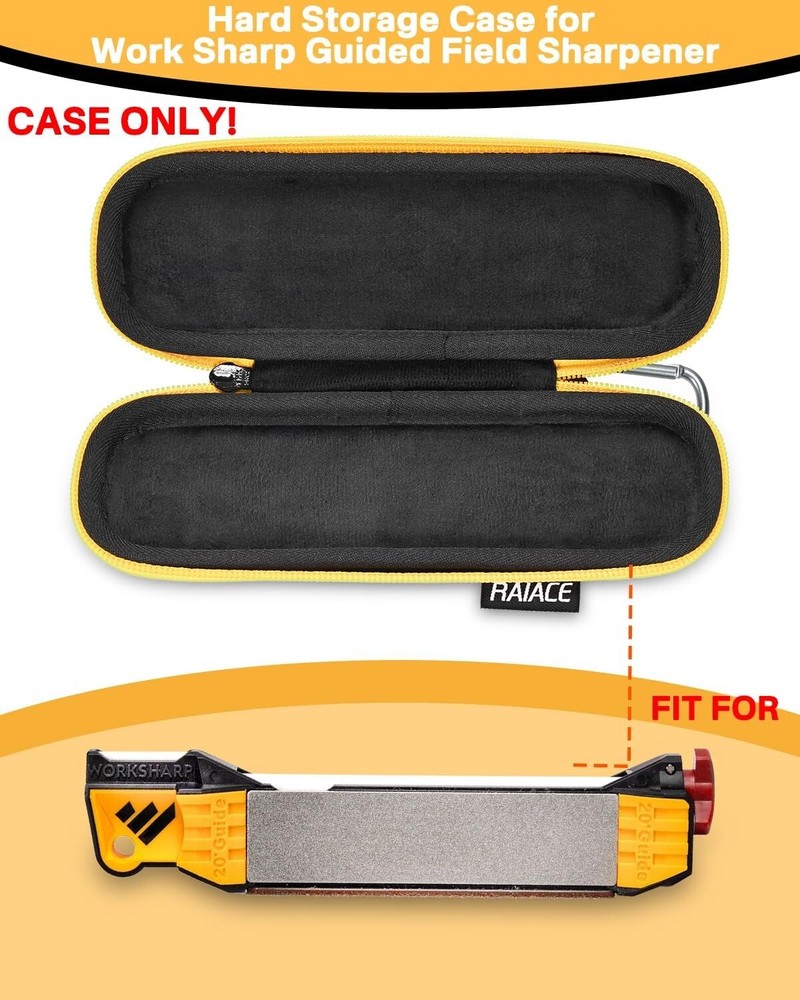 Hard Travel Carrying Case for Work Sharp Guided Field Sharpener Black NEW