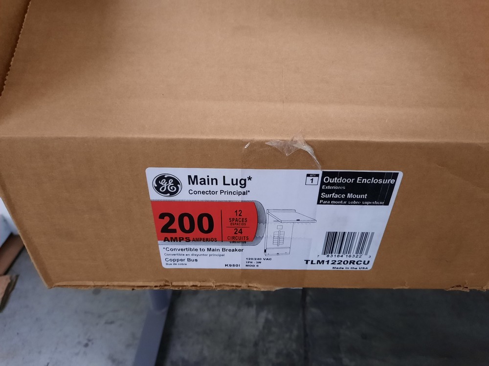 GE TLM1220RCU Loadcenters and Panelboards