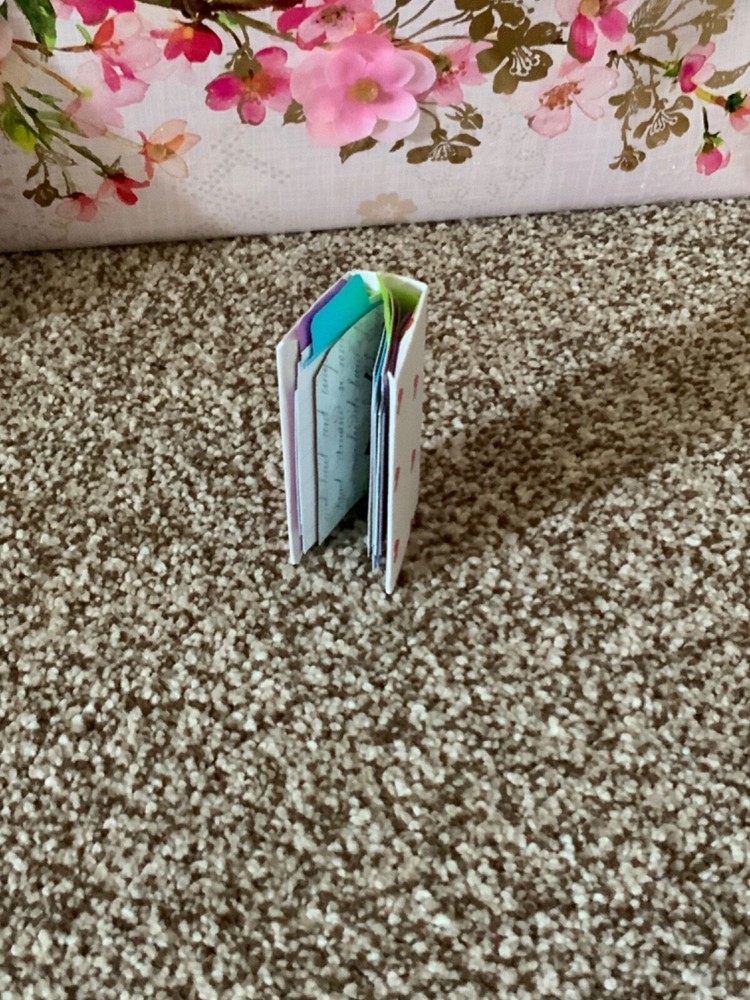 Handmade decorative mini book journal
