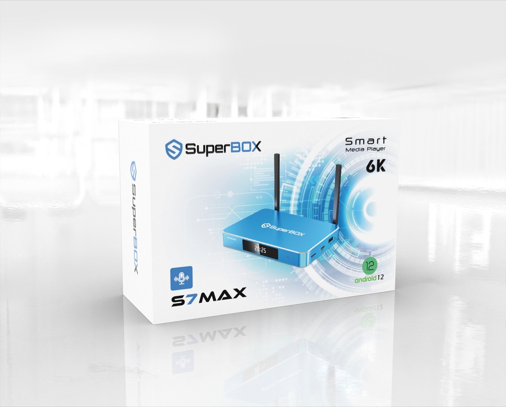 2026 New Superbox S7 Max streaming media player 6K UHD Android 12 Ship Same Day