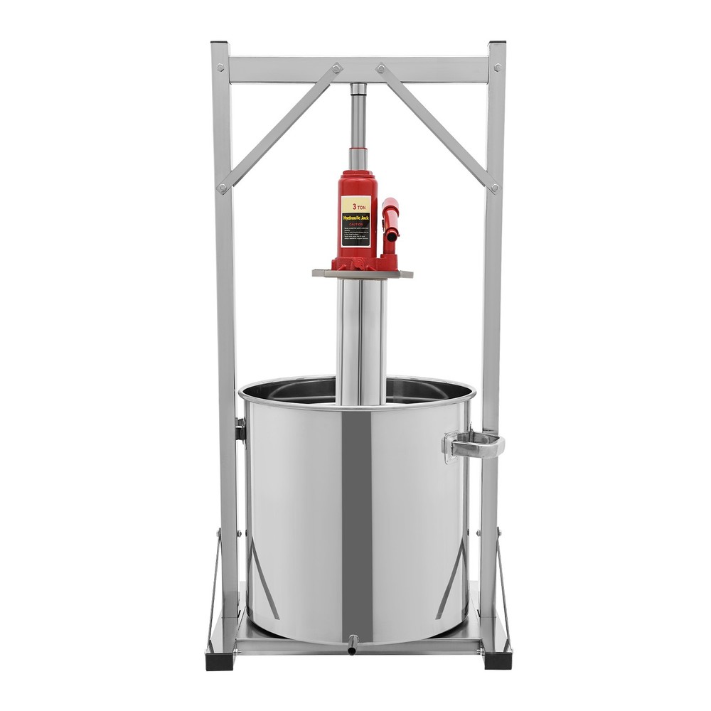 Stainless Steel Hydraulic Jack Press Extractor, Stainless Steel Fruit Wine Press