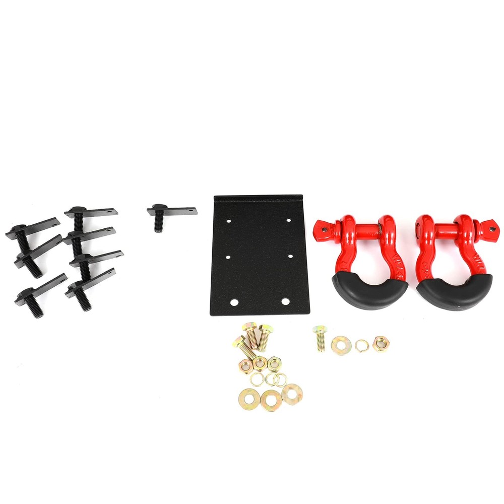 Front Bumper for 2006-2008 Ram 1500 Textured Black with D-ring LED Lights