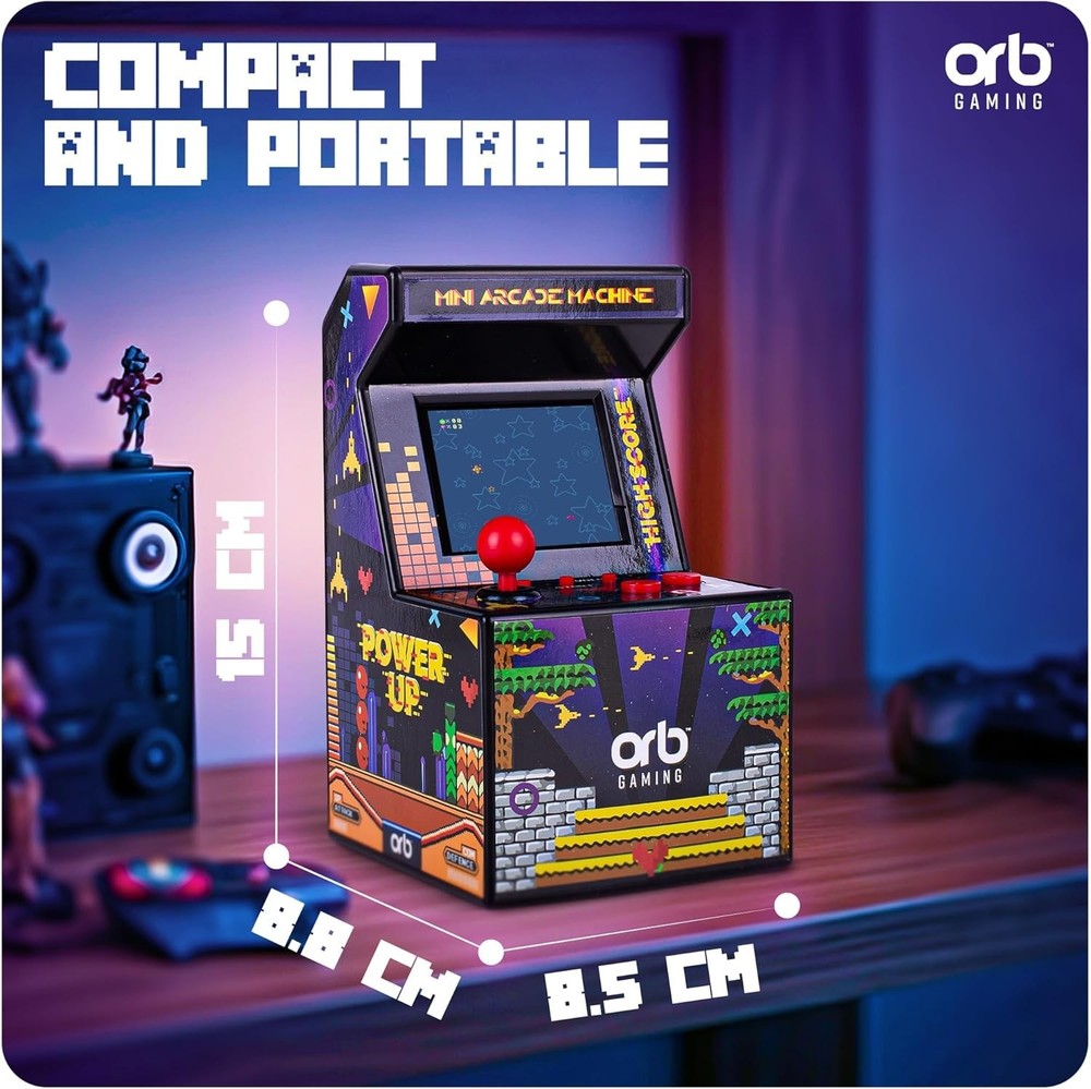Mini Arcade System - 300 Built-In Games, Color Display