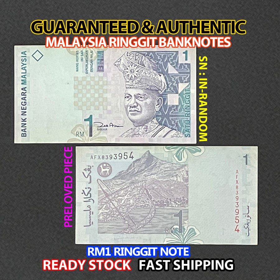 MALAYSIA 1 RINGGIT BANKNOTE : COLLECTIONS (SATU RINGGIT)