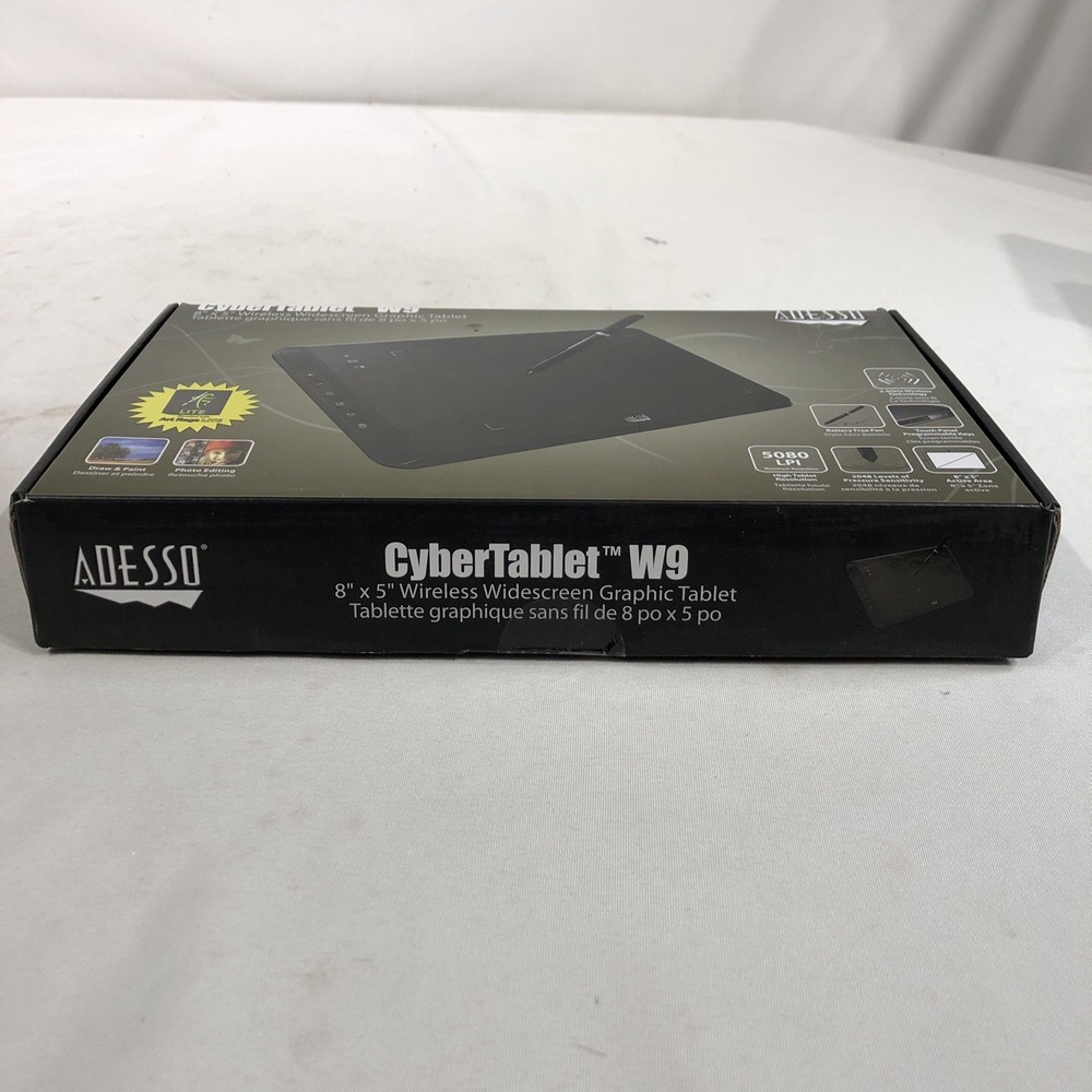 Adesso CyberTablet W9- 8"X5" Tablet- Open Box
