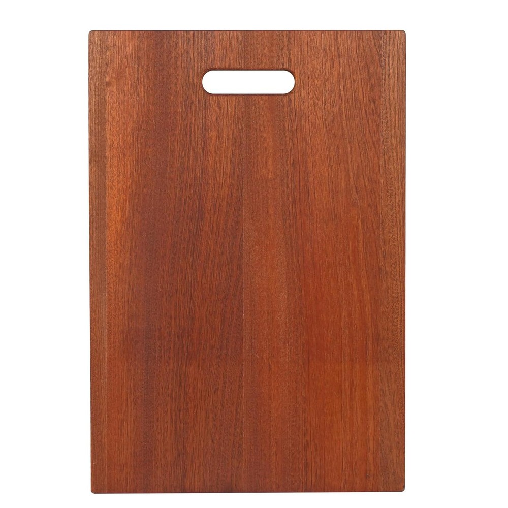 TECASA Cutting Board Sapele Wood Kitchen Chopping Board Butcher Block Heavy Duty