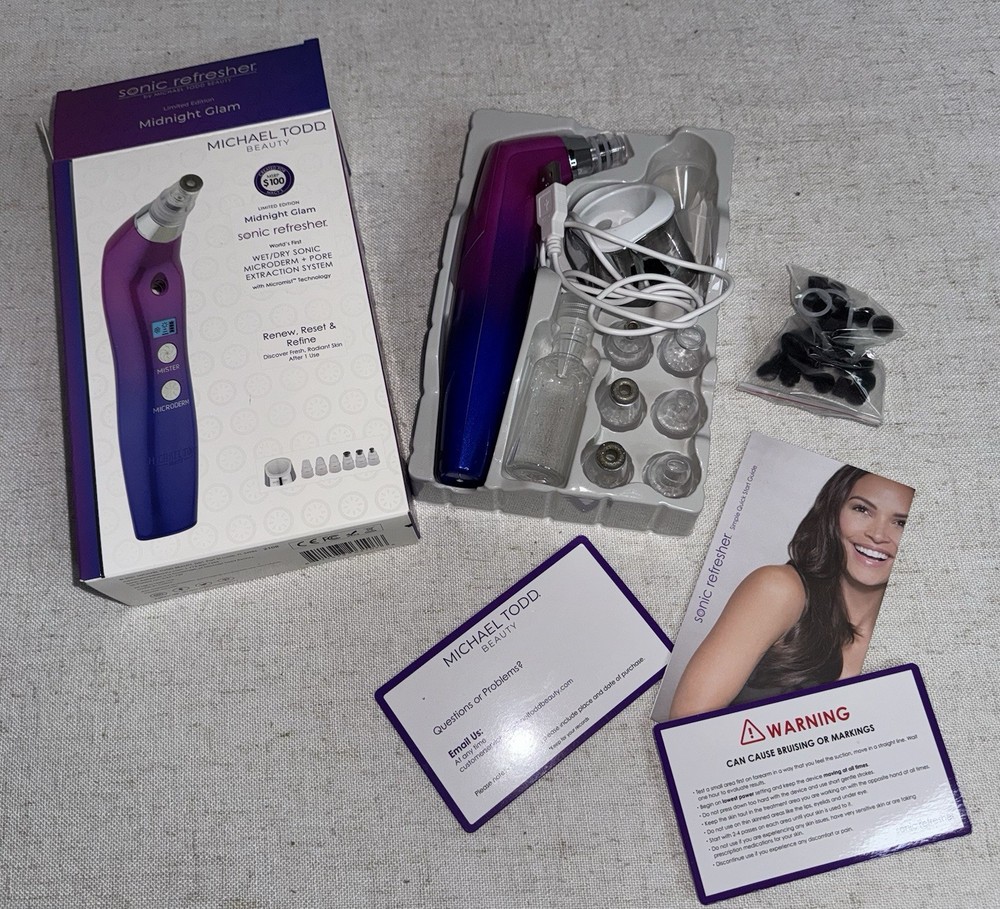Michael Todd Limited Edition Sonic Refresher Microderm Pore Extraction Glam
