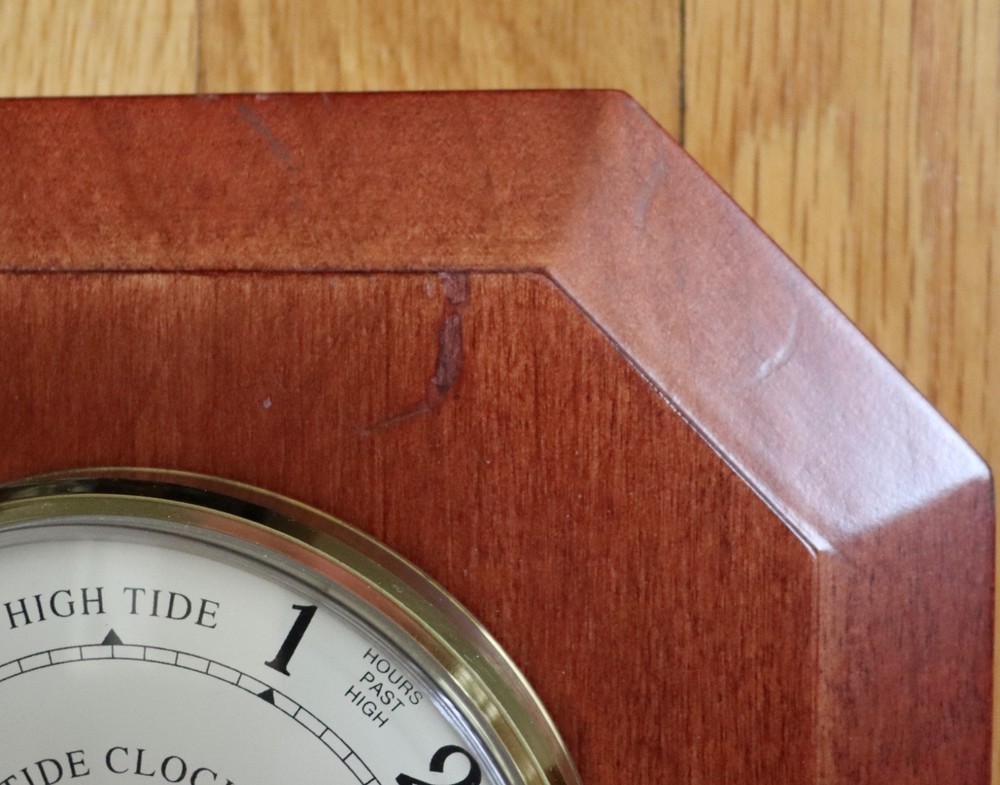WEST & COMPANY QUARTZ TIDE CLOCK = BAROMETER = THERMOMETER =