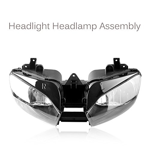 Motorcycle Front Headlight Headlamp Shell Assembly Housing Kit Compatible