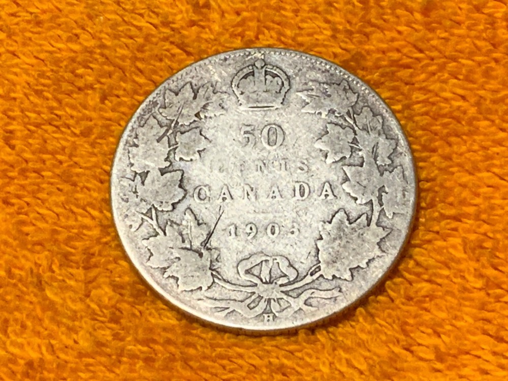 1908 Canada 50 Cent Coin