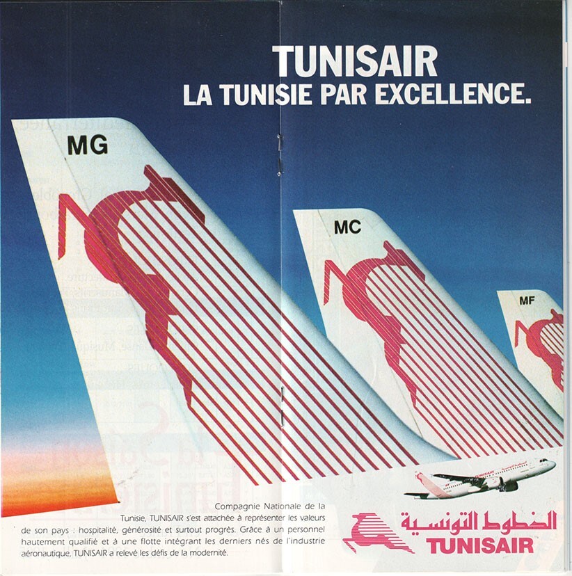 TunisAir timetable 1994/10/30