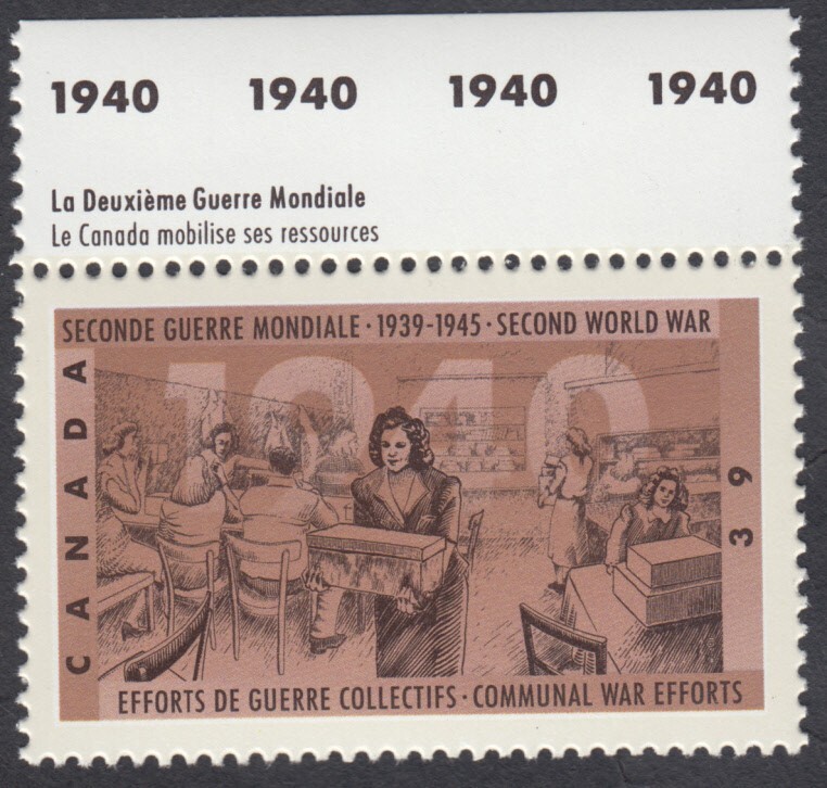 Canada - #1299 Second World War 1940  - MNH