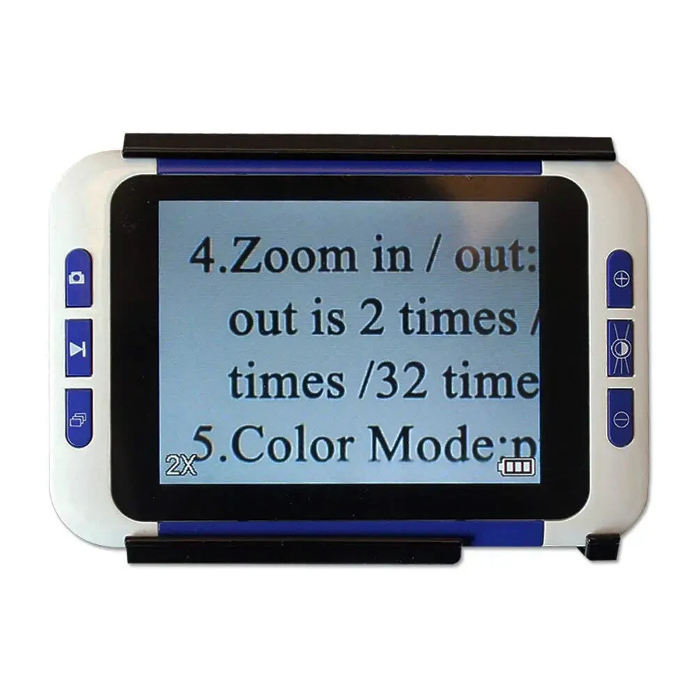 2-32X 3.5" LCD Electronic Reading Digital Magnifier Reading Aid for Low Vision