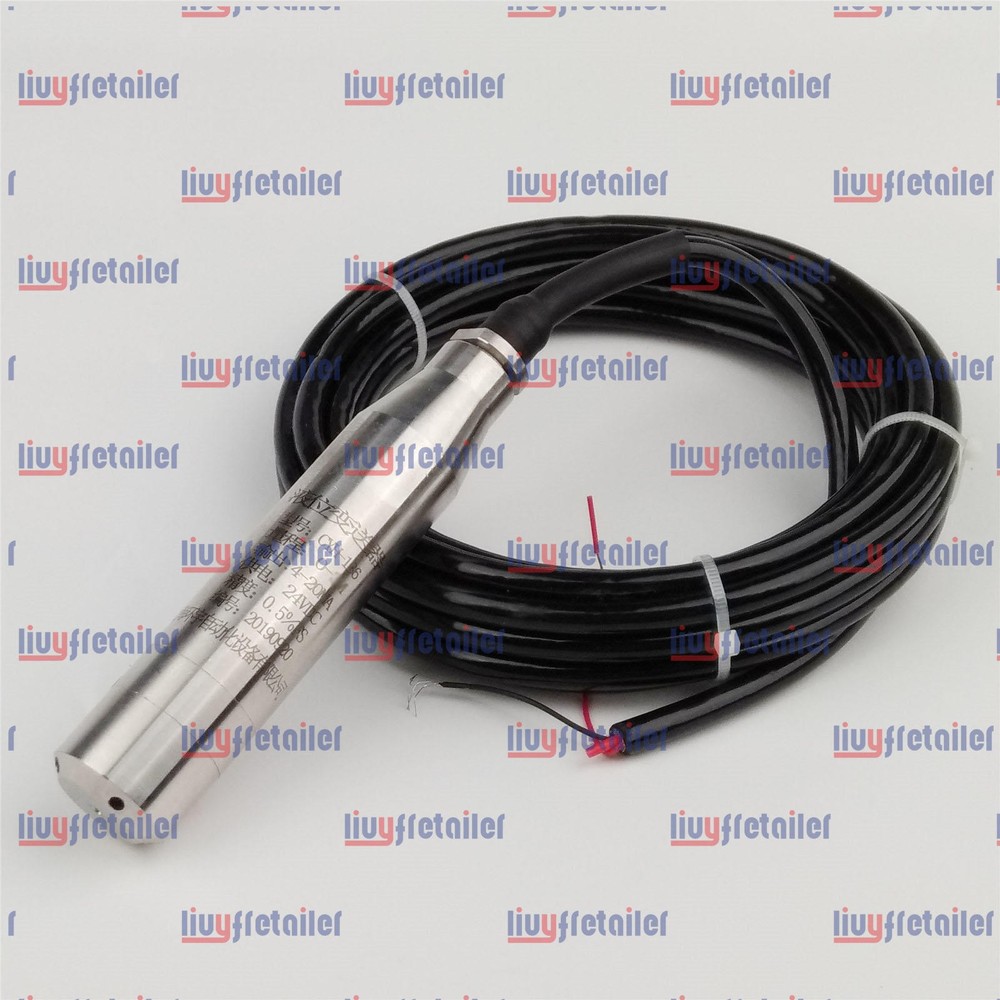 4-20MA 1.0m Range Water Level Transmitter Liquid Level Transducer Sensor