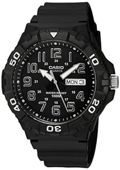 Used Imported unused Casio Men s Analog Date Function Black Sport Watch