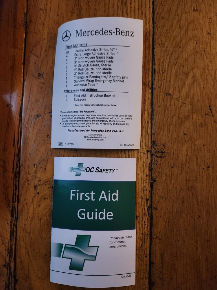 Mercedes Benz First Aid Kit
