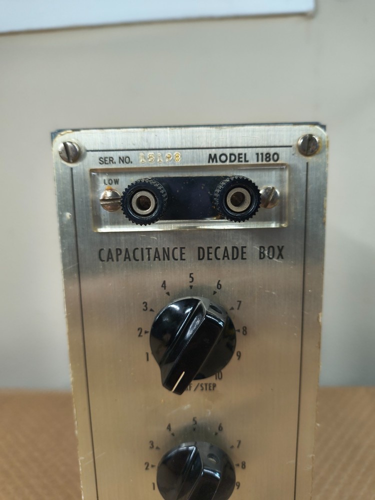 Eico Electronic Instrument Co. Capacitance Decade Box Model 1180 Test Device