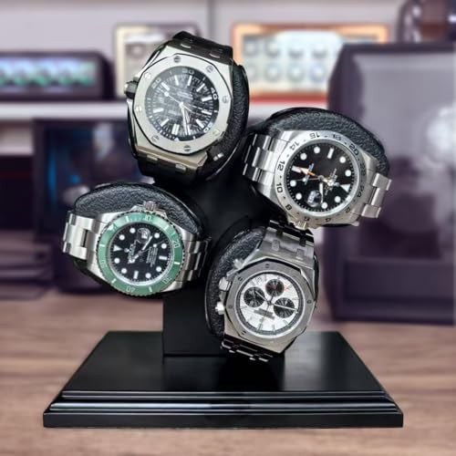 4 Watch Winder for Automatic Watches Watch Box Automatic Winder Use USB Cable