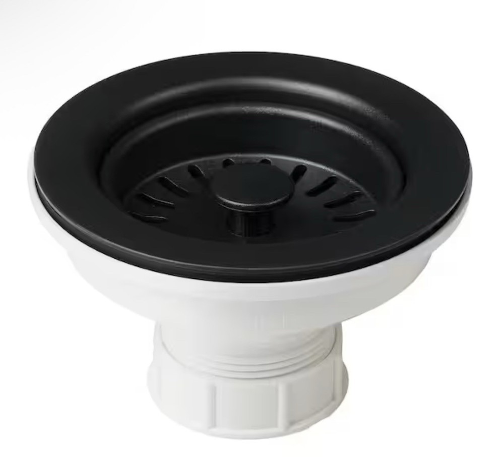 Kraus PST1-BL-C Kitchen Sink Strainer in Black